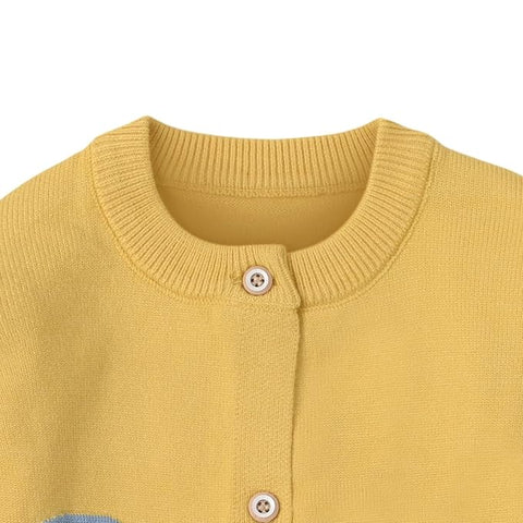 Knitted Car Cardigan Sweater for Infant Toddler Baby Boys n Girls
