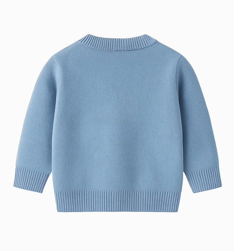 Knitted Car Cardigan Sweater for Infant Toddler Baby Boys n Girls