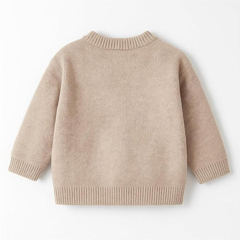 Girls Winter Woolen Knit 3D Bow Girl Party Sweater Pullover