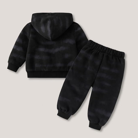 Kids Winter Fleece Set Warm Hoodie & Jogger Pant