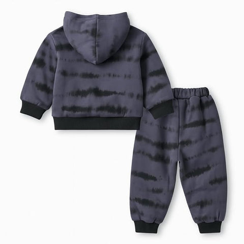 Kids Winter Fleece Set Warm Hoodie & Jogger Pant