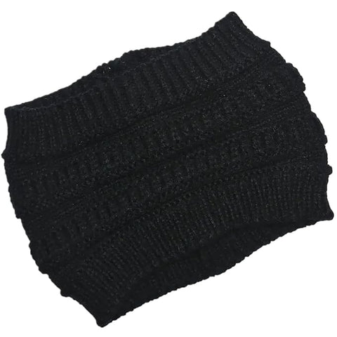 Women Knitted Acrylic Blend Head Wrap Winter Scarf