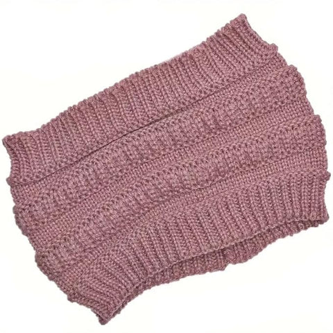 Women Knitted Acrylic Blend Head Wrap Winter Scarf