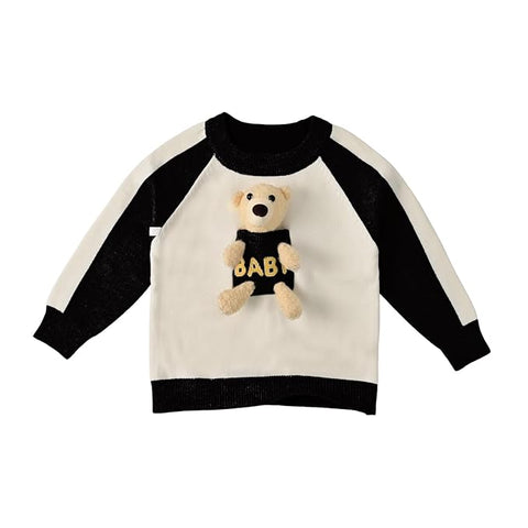 Baby 3D Teddy Bear Winter Sweatshirt n Jogger Pants