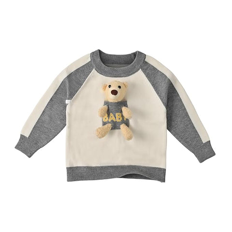 Baby 3D Teddy Bear Winter Sweatshirt n Jogger Pants