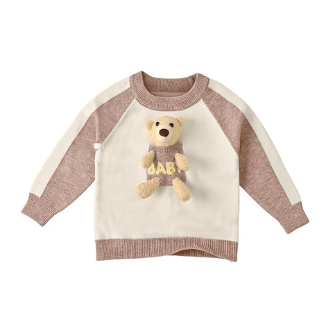 Baby 3D Teddy Bear Winter Sweatshirt n Jogger Pants