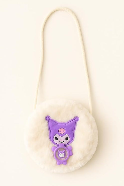 Girls Fur Winter Jacket with Hood n Matching Sling Bag