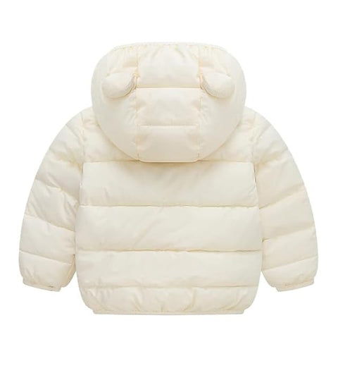 Kids Shiny Puffer Jacket with Hood