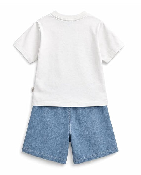 Kids Denim Patch Co-ord Set