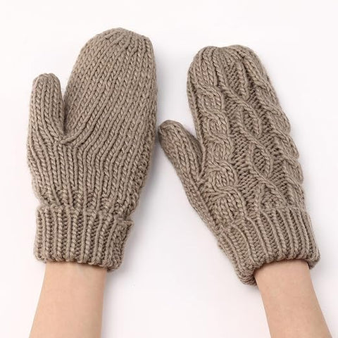 Women Winter Woollen Hand & Wrist Warmer Gloves