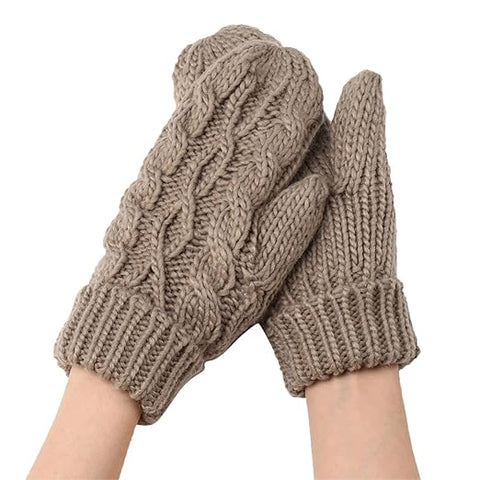 Women Winter Woollen Hand & Wrist Warmer Gloves