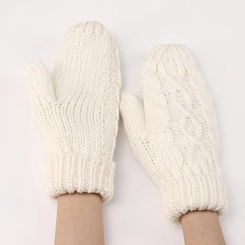 Women Winter Woollen Hand & Wrist Warmer Gloves