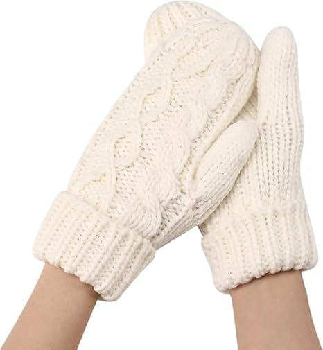 Women Winter Woollen Hand & Wrist Warmer Gloves