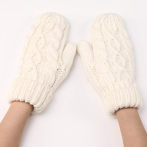 Women Winter Woollen Hand & Wrist Warmer Gloves
