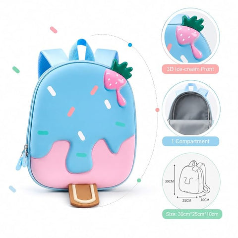 Kids Ice Cream Backpack for Girls N Boys