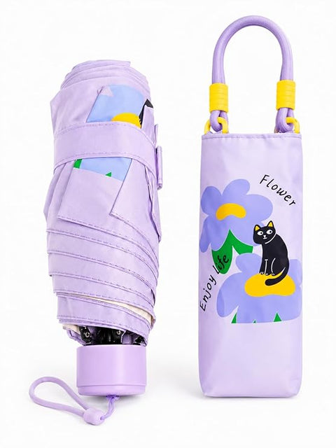 Cat 5 Fold Compact EVA Umbrella with Carry Cover