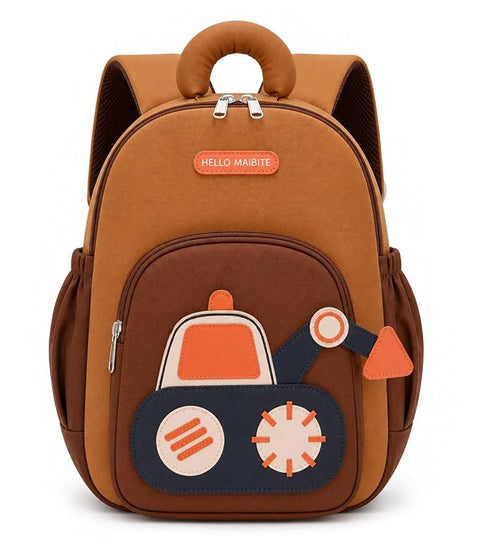 Kids Excavator Preschool School Bag | Construction JCB Backpack
