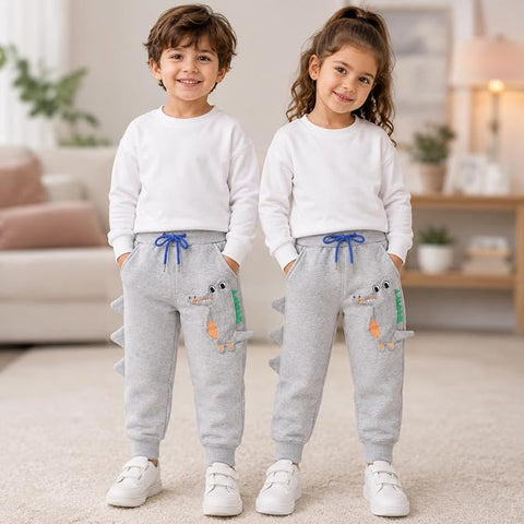 Winter Dino Joggers for Infant Boys n Girls