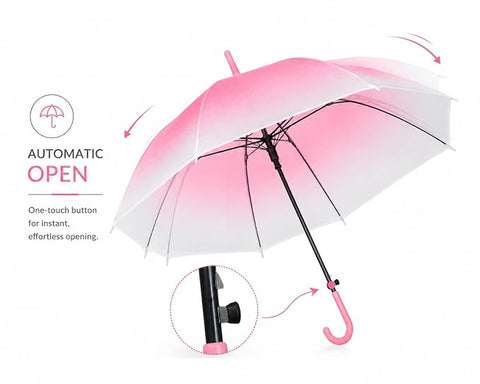 Bloomy Rain Umbrella | Lightweight Waterproof J Handle