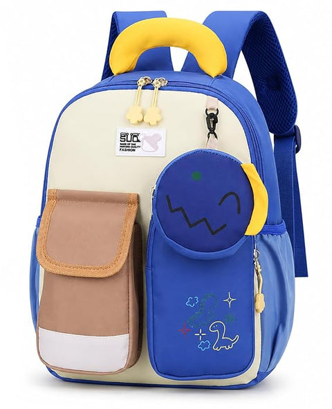 Kids Dino & Bunny School Bag Backpack with Coin Purse