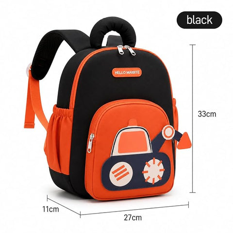 Kids Excavator Preschool School Bag | Construction JCB Backpack