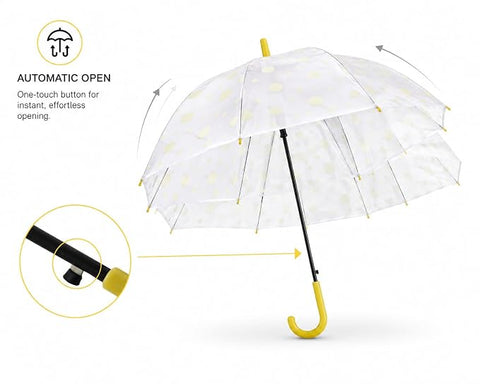 Classy Polka Dot Umbrella for Women & Girls