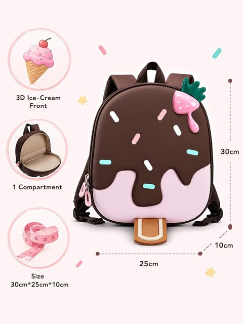 Kids Ice Cream Backpack for Girls N Boys