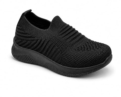 Kids No Lace Slip-On Casual Sneakers School Shoes