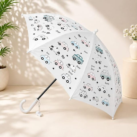 Kids Car Colour Changing Magic Umbrella with Whistle
