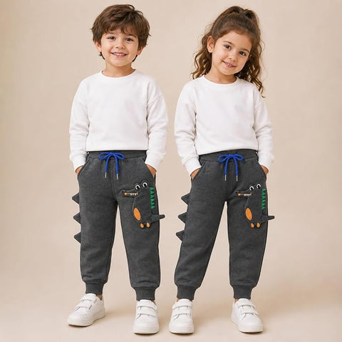 Winter Dino Joggers for Infant Boys n Girls