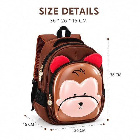 Kids 3D Cartoon School Backpack for Boys N Girls