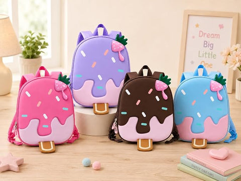 Kids Ice Cream Backpack for Girls N Boys