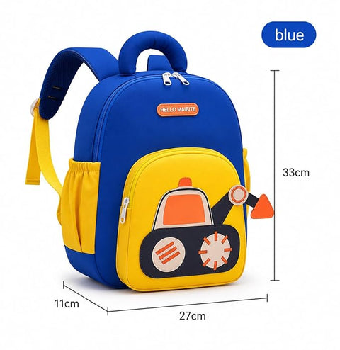 Kids Excavator Preschool School Bag | Construction JCB Backpack