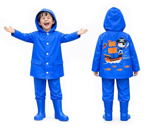 Kids Raincoat Pant Set