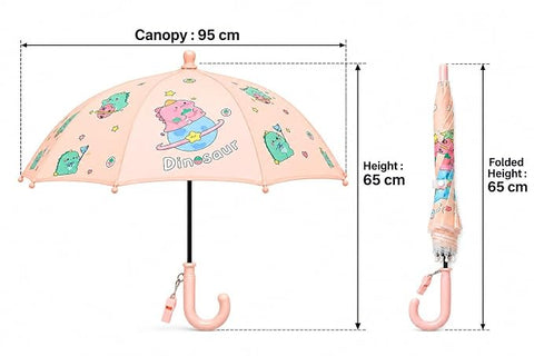 Kids Dinosaur Umbrella | Auto Open Sun & Rain Umbrella