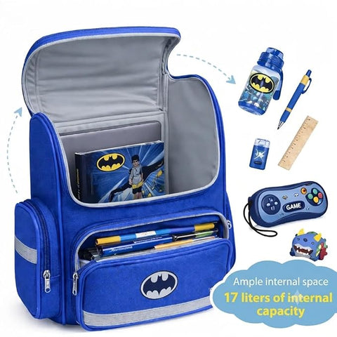 Boys Batman Backpack School Bag