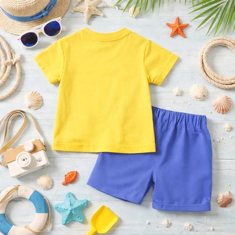 Boys Cartoon Otter Print Co-Ord Set
