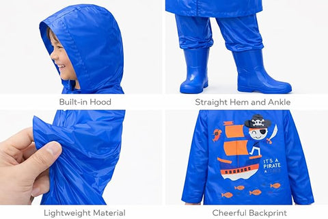 Kids Raincoat Pant Set
