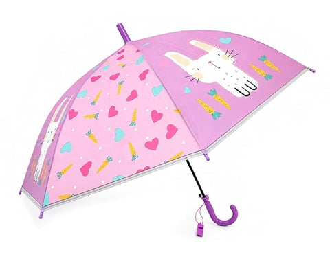 Kids Auto Open Cartoon Rain Umbrella