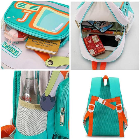 Kids Excavator Construction Vehicle School Bag