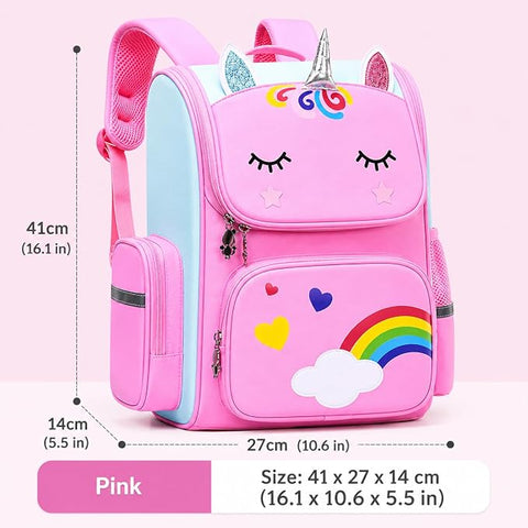 Girls Unicorn Backpack School Bag
