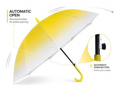 Bloomy Rain Umbrella | Lightweight Waterproof J Handle