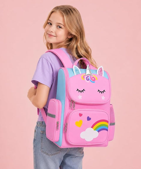 Girls Unicorn Backpack School Bag