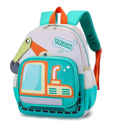 Kids Excavator Construction Vehicle School Bag