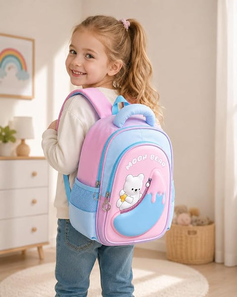 Kids Cute Moon Bear Preschool Bag