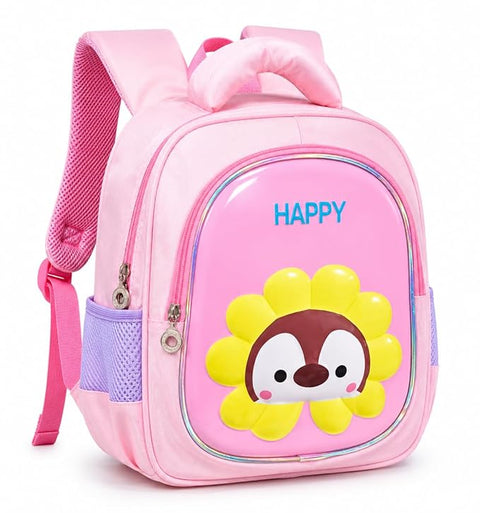Hard Shell 3D Flower Kids School Bag