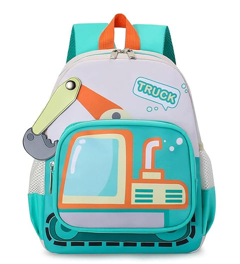 Kids Excavator Construction Vehicle School Bag
