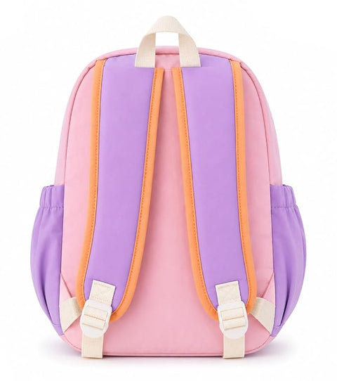 Waterproof Crinkle Rainbow School Bag Backpack for Girl Boy