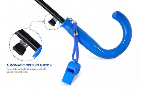 Kids Auto Open Lion Rain Umbrella