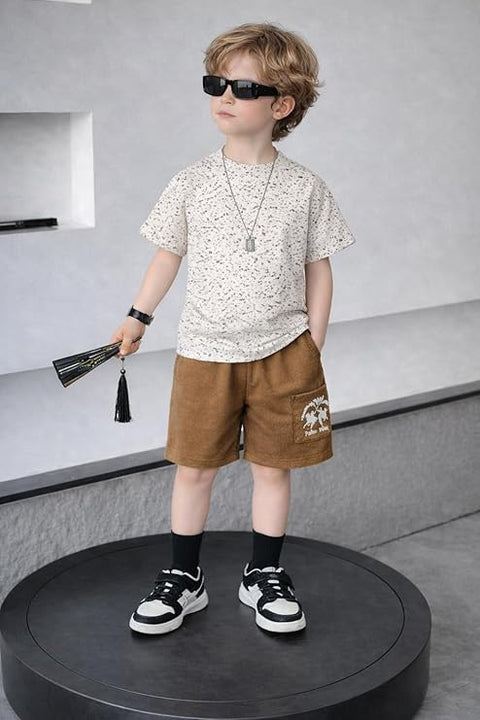 Boys Summer Wear 2-Piece Outfit Set